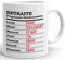 L'Esprit Des Anges Tasse-Mug Cadeau Retraite- Programme Hebdomadaire du Retraité-Original Drole Rigolo Amusant pour Homme ou Femme