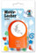 Ursus 19520024 Motivlocher mittel, Hexe, aus orangenem Kunststoff mit Metallstanze, Durchmesser ca. 25,4 mm, für Papierqualitäten von 160-220 g/qm, mit Druckknopffunktion für eine einfache Handhabung