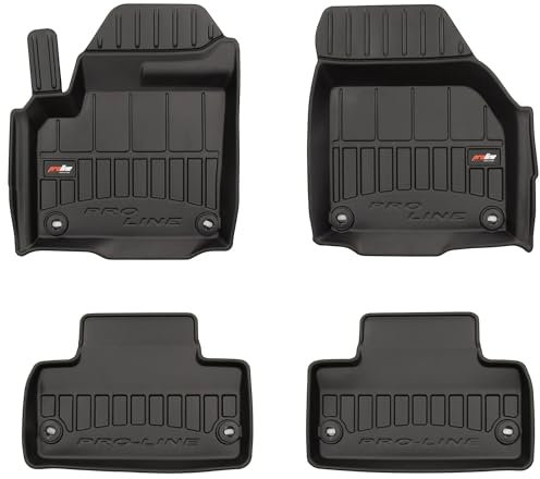 MOTOS Gummimatten Auto Fussmatte passend für Land Rover Range Rover Evoque I 2011-2018 Verbessern Sie Ihren Reisekomfort mit Antirutschmatte Auto 3D- Allwetter fußmatten Auto, Schutz vor Verschmutzung