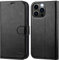 OCASE Compatible with iPhone 13 Pro Case, Premium PU Leather iPhone 13 Pro 5G Wallet Flip Phone Cover with[TPU Inner Shell][RFID Blocking][Card Holder] for the 6.1 Inch iPhone 13 Pro,Black