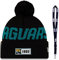 New Era Mützen - Wintermütze - American Football - NFL - Seahawks - Raiders - Vikings - Patriots - Packers - Falcons - Cardinals - 49ers - Limited Schlüsselband (Jaguars Black)