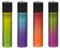 Lot de 4 Briquets Clipper Gradient Métallisé Brillant