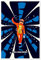 2001 Space Odyssey Poster von Sasha Lend 20 x 30 cm Blau Wandbilder Wanddeko