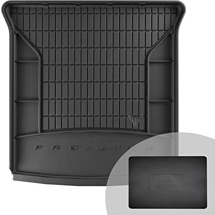 FROGUM ProLine 3D Gummimatte Exklusive Auto Kofferraummatte Kofferraumwanne für SEAT Alhambra II 2010-2020 | Bequemer Organiser | Die höchsten Kanten