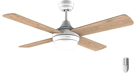 Cecotec Ventilatore da soffitto con luce EnergySilence Aero 4250 DC Fresh. 40 W, motore DC, diametro 42con 4 pale reversibili, luce LED, telecomando, timer, 6 velocità
