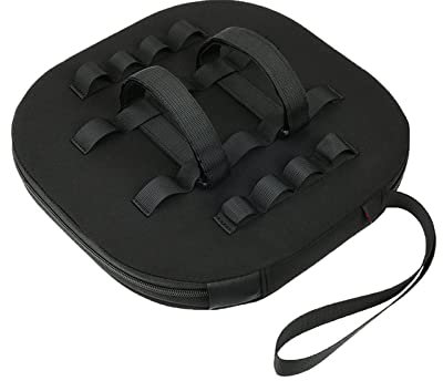 Colcolo Floating Phone Holder Rafts with Straps Serving Tray Tray Table Cup Holder Drink Holder Pool Speaker Float for Summer, Beach, Garden, Hot Tub, Black 19x19x4.5cm