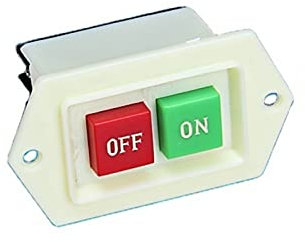 SCHIK 1PCS LC3-5 LC3-10 Start Stop Push Button Switch on/off 10A/380V Table Drill Grinder Cutting Machine Switch (Color : LC3-5)