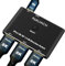 DisplayPort Switch 8K60Hz Display Port 1.4 Switcher Box DP 4K @144Hz Conmutador bidireccional 3 en 1 salida, 1 en 3 salidas para conmutar señales de video entre dos pantallas para un ordenador (3 en 1