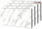 AS Country Stone Wandpaneele in Marmoroptik | 60x120 cm | 4 Stück | PVC Wandverkleidung aus Kunststoffplatten für Küche, Bad & mehr | Küchenrückwand Platte Wandpaneel | Ice Berg Beige