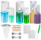 HIQE-FL Moule à Bougie Silicone 6 Morceaux - 3D Cube Boule pour Décorations DIY, Cadeaux, Savon Artisanal, Pouding