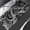 Tapis de Souris Gaming 1200x600x2mm,XXL Gamer Mouse Pad,Surface spéciale améliore la Vitesse et la précision,Base en Caoutchouc Antidérapant Surface Mouse Pad - Dragon Noir et Blanc