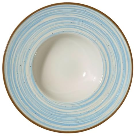 METRO Professional Pastateller Madleen, Steinzeug, Ø 28 cm, blau, 6 Stück