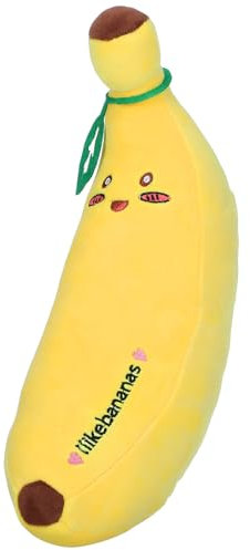Toddmomy 1 Stück Kinder-Plüsch-Bananenkissen Gefüllte Bananen-Plüschtiere Weiche Bequeme Umarmungskissen Geburtstagsgeschenke Für Kinder 35 cm