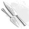 Generic Tortenmesser + Kuchenheber Set mit eigener Gravur/Hochzeit Motiv Herzen Geschenk Brautpaar Tortenheber (Herzen)