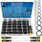 ZDBB 1086 Stück SAE O Ring Kit Standard Gummi O'ring Set mit 4 Pick & Haken für Automotive Hydraulic Faucet Sealing Repair Kit