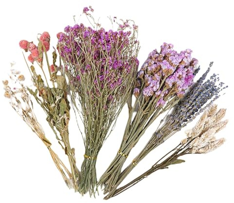 Teksome Hamster-Heublumen-Einstreu, Blumen-Hamster-Einstreu | Geblümtes Hamsterkäfig-Zubehör | Hauskäfig-Dekoration, natürliche Hamster-Bettwäsche, Blumen für Lemming-Meerkatzen