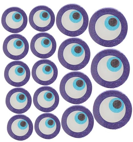 KONTONTY 2 Sheets Devil Eyes Wall Sticker Manicure Tips Nail Evil Eye Nail Charms Evil Eye Nail Decals Nail Decals for Nail Art Stickers Nail Decorations for Nail Art Plastic