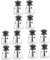 SHOWERORO 12 Pièces Soupape De Sécurité pour Autocuiseur Jiggers Siffler Valve Jigger De Remplacement De Pression Soupape De Limitation De Pression pour Autocuiseur Limiter Acier Inoxydable