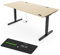 Yaasa Desk Pro Höhenverstellbarer Schreibtisch Elektrisch 180 x 80 cm Bambus/Schwarz – Bedienelement in Tischplatte integriert – 9 Speicherfunktionen – Höhenanzeige – Kollisionssensor – Traglast 120kg