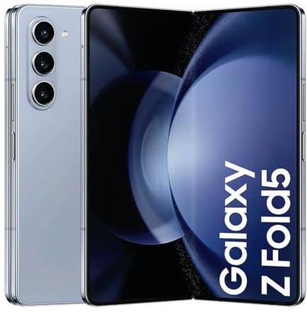 Samsung F946B Galaxy Z Fold5 5G RAM 512 Go/12 Go Dual SIM Bleu glacé, Téléphone Portable Reconditionné, SM-F946BLBCEUE