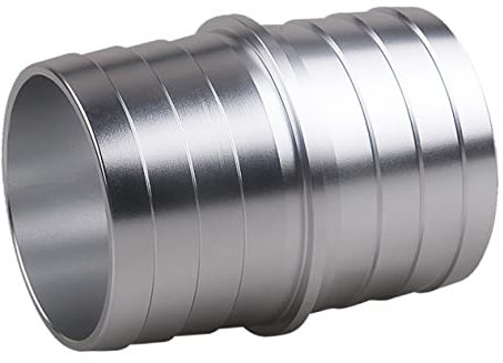 SEWOART Raccordo A Barbottina Per Tubo Flessibile Del Radiatore Da 1-1/2 A 1-1/2 Pollici Realizzato in Lega Di Alluminio Giunto Robusto E Resistente