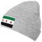 TIOYREVENO Syria Herbst/Winter Beanie Strickmützen Unisex Thermomütze Herbst/Winter Tägliche Beanie Mütze Manschette Ski Skull Caps Für Outdoor-Aktivitäten Grau Einheitsgröße