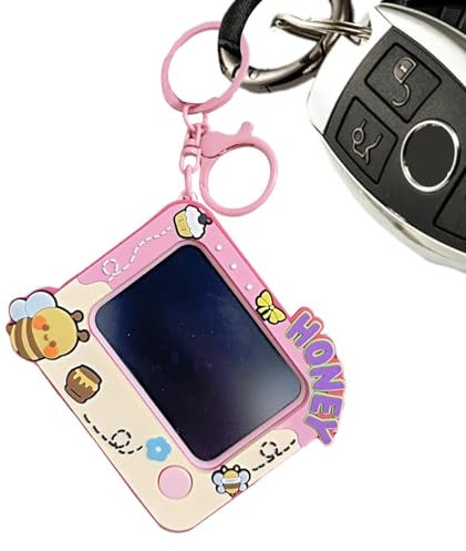 Kids Drawing Board - Cute Bee Pattern Writing Tablet Pendant,Hangable Ornaments Kids Travel Game, Reusable Electronic Drawing Pads for Birthday Holiday