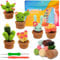 Crochet Kits for Beginners Adults,6 Pcs Succulents Crochet Kit,Potted Plants,Complete Crochet Kit for Beginners Adults,Crochet Potted Plant DIY Crochet Kits, Crochet Set Craft Art Gift