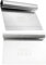 2 tagliapasta in acciaio inox e carta per impasti (15 x 12 cm + 22 x 12 cm) – con scala di misurazione, lavabile in lavastoviglie per pizza, torte, verdure e utensili da forno