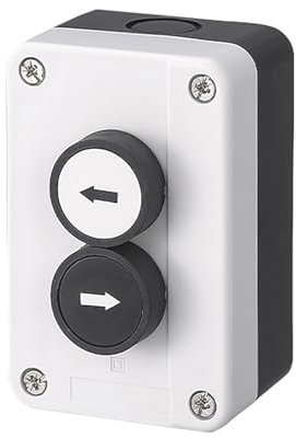 Stazione di commutazione a pulsante momentaneo,IP65,con uscita autobloccante,interruttore a chiave,con pressacavi,440 V 10 A,per apricancelli automatici (stile 2)