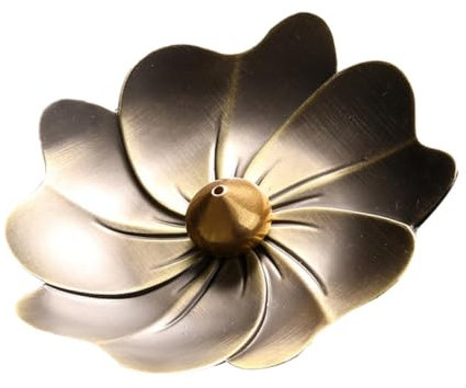 EPIGEIST 1 Pz Porta Incenso Bruciatore Di Incenso Incensiere Domestico D'oro Ottone