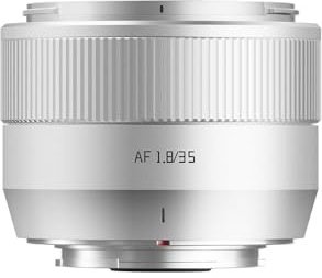 TTArtisan 35mm F1.8 II Metal Bodied Auto Focus AF Lens Compatible with FujiFilm FX Mount - Silver