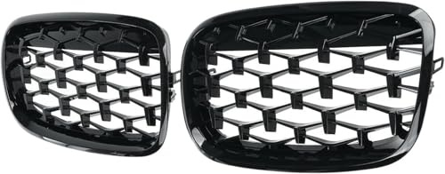 Parrilla delantera del coche Parrilla de doble puente para BMW E70, E71, E72, X5 y X6 (2007-2013)