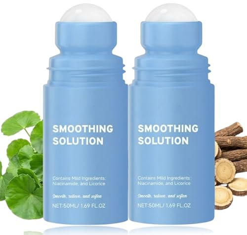 2PCS Ingrown Hair Roller - Tend Skin Solution gegen Eingewachsene Haare - Smoothing Solution Ingrown Hair Tre-a-tme-nt nach Rasur - After Shave Roll On - Skin Serum Haarentfernung für Glatte Haut