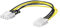 Goobay 93635 Power Cable/Adapter for PC Graphics Card, PCI-E/PCI Express, 6-Pin to 8-Pin, 0.2m Length