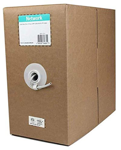 StarTech.com WIRC5ECMRGRY - Bobina de Cable de Red Bulk a Granel, UTP Cat5e, 304.8 m, Gris