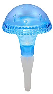 Konstsmide Assisi 7663-400 Solarleuchte LED B: 14,5cm T: 14,5cm H: 27,5cm / 1 Akku AA / Kunststoff / blau