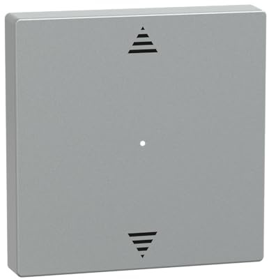 Schneider Electric Merten Wippe für Taster-Modul mit Pfeilen Auf/Ab, 1-fach, Unterputz, System M, aluminium, Artikelnummer MEG5215-0460