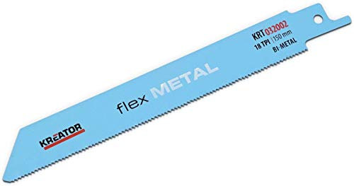 KREATOR KRT032002-2 uds. sierra de vaivén flex/metal 150-18