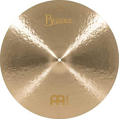 Meinl Cymbals Byzance Jazz Plato B.A. Ride de 20 pulgadas (50,80cm) Platillos de Batería - Bronce B20, Acabado Tradicional (B20JBAR)
