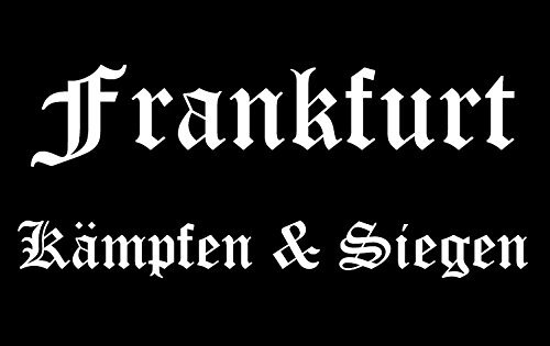 U24 Aufnäher Frankfurt Kämpfen & Siegen Aufbügler Patch 9 x 6 cm