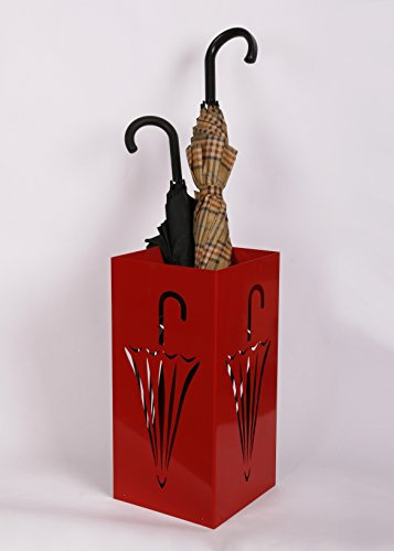 Szagato Regenschirmständer Design Umbrella Closed, 23 x 23 cm, rot, Marke, Made in Germany (Schirmständer, Schirmhalter, Regenschirmhalter)