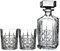 Waterford Marquis Brady 40018794 Decanter & DOF Tumbler, Set of 2, Crystal, 11.65cm