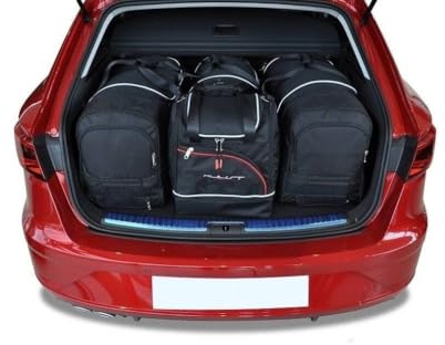 KJUST Dedizierte Reisetaschen 4 stk kompatibel mit SEAT LEON ST III (5F8) 2013-2020