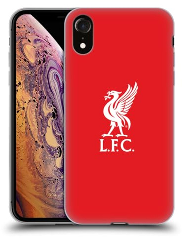 Head Case Designs Officially Licensed Liverpool Football Club White Logo In Red Liver Bird Soft Gel Case Compatible With Apple iPhone XR