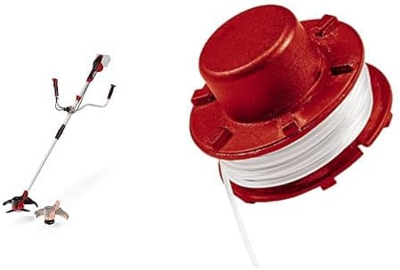 Einhell Power X-Change 36V Cordless Brush Cutter - Powerful Weed Trimmer With Metal Blades, Bump Fed Spool And Harness & Replacement Strimmer Line - 2mm Thread and Spool