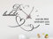 timalo® Wandtattoo mit Uhrwerk Wanduhr fürs Wohnzimmer DIY Uhr zum Aufkleben – Buddha Du lächelst... | 76060-Schwarz-M-80x45-Uhr-schwarz