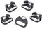 5pcs Camera Strap Triangle Split Ring Hooks, Replacement Alloy Triangle Split Ring Hook for Camera Shoulder Strap