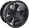 Industrial Duct Fan Extractor, Commercial Axial Canopy Extractor, Exhaust Duct fan with Governor Switch for Warehouse Factory Kitchens Greenhouses (Round 24inch 600mm)
