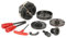 VINWOX SCR4-4NV-SET 4 Wood Lathe Scroll Chuck Set, 4-Jaw Self-Centering With Nickle Electric Coating Body & 1x8TPI Thread & 3/4x16TPI Adapter